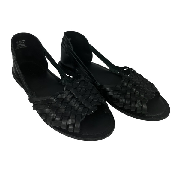 ASOS huaraches black sandals, new without box, size 6. - Picture 2 of 6